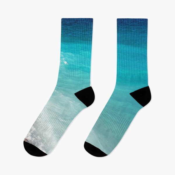 Item preview, beautiful light blue ocean waves with rocks designed and sold by The Red Shop.