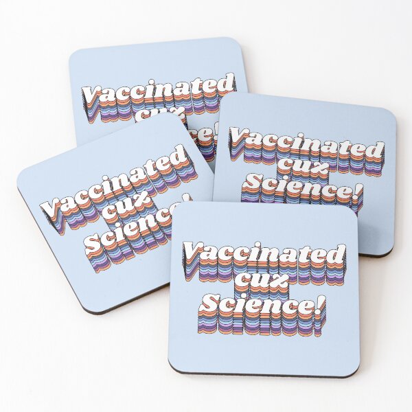 Artikelvorschau, Geimpfte Cuz Science // Pro Vax Sei keine dumme Typografie entworfen und verkauft von acquiesce13.