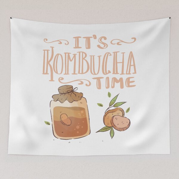 Item preview, Healthy Homemade Kombucha in a Jar designed and sold by DesignByJK.
