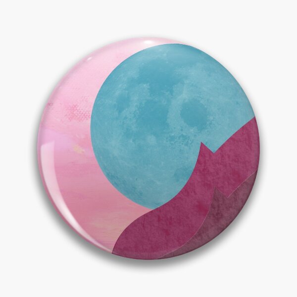 Item preview, Moon behind mountains digital art  designed and sold by Gabrielle Freitas.