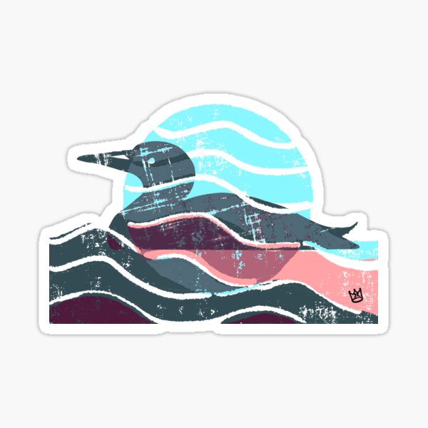 Hello summer unicorn charm Sticker