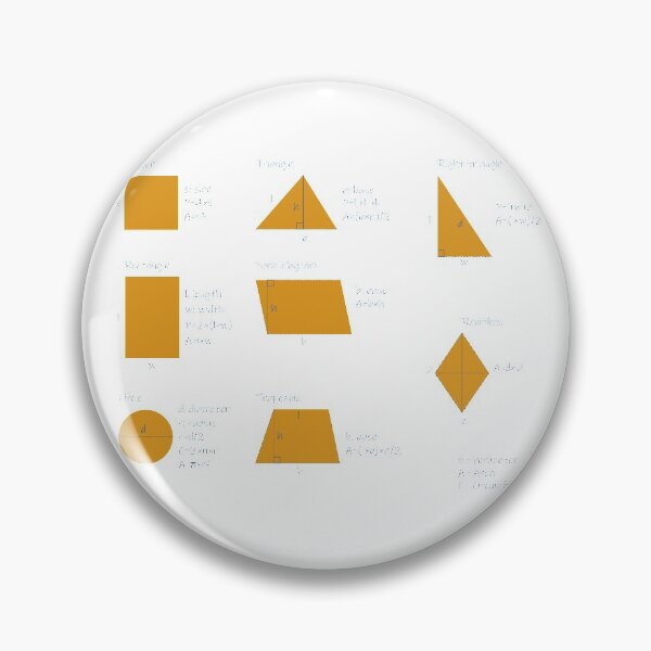 Item preview,  the area and the perimeter formula-pack of stickers designed and sold by CSouissi.