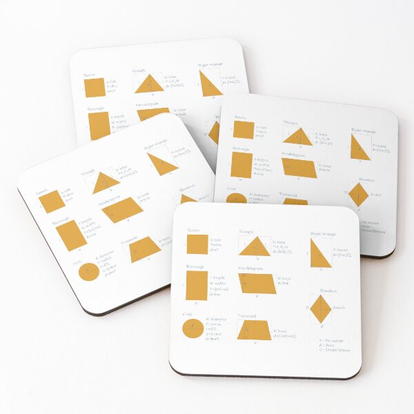 Item preview,  the area and the perimeter formula-pack of stickers designed and sold by CSouissi.