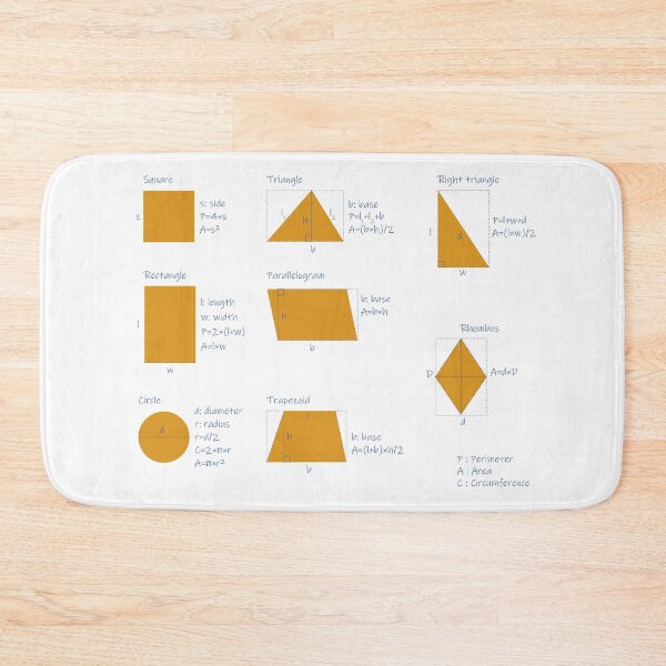 Item preview,  the area and the perimeter formula-pack of stickers designed and sold by CSouissi.