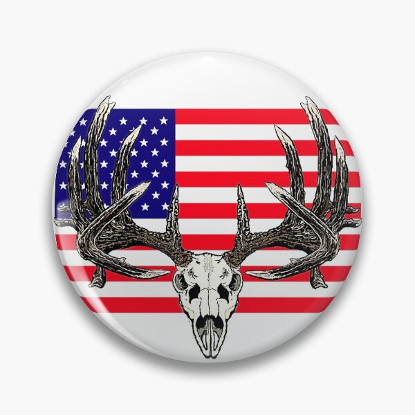 Item preview, Deer skull Patriot  designed and sold by Saltypro.