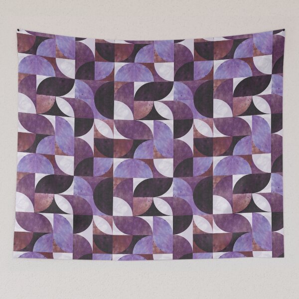 Item preview, Retro Purple Watercolour Pattern designed and sold by DifferentCreate.