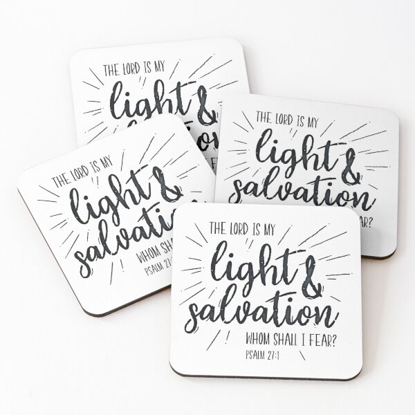 Item preview, Psalm 27 1 - The Lord is my light and salvation designed and sold by Motivburg.