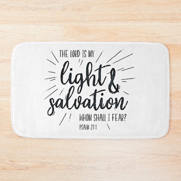 Item preview, Psalm 27 1 - The Lord is my light and salvation designed and sold by Motivburg.
