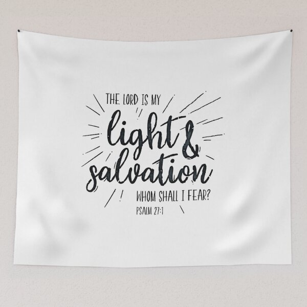 Item preview, Psalm 27 1 - The Lord is my light and salvation designed and sold by Motivburg.
