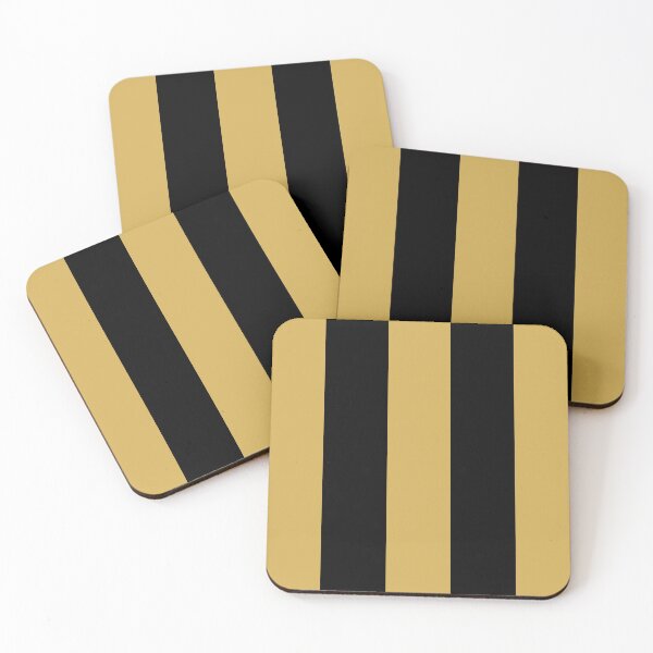Item preview, Large GOLD and BLACK Vertical STRIPES designed and sold by RachelMacht.