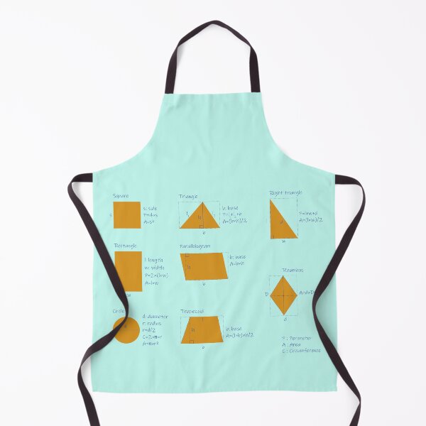 Item preview, the area and the perimeter formula-turquoise background-pack of stickers designed and sold by CSouissi.