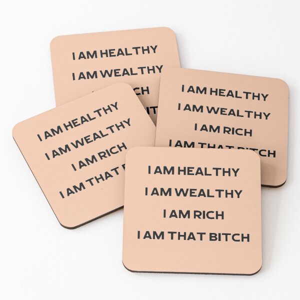 Item preview,  I Am Healthy, I Am Wealthy designed and sold by asun5.