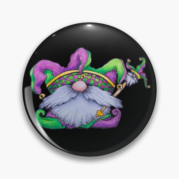 Item preview, Mardi Gras Jester Gnome designed and sold by SarahCD13.