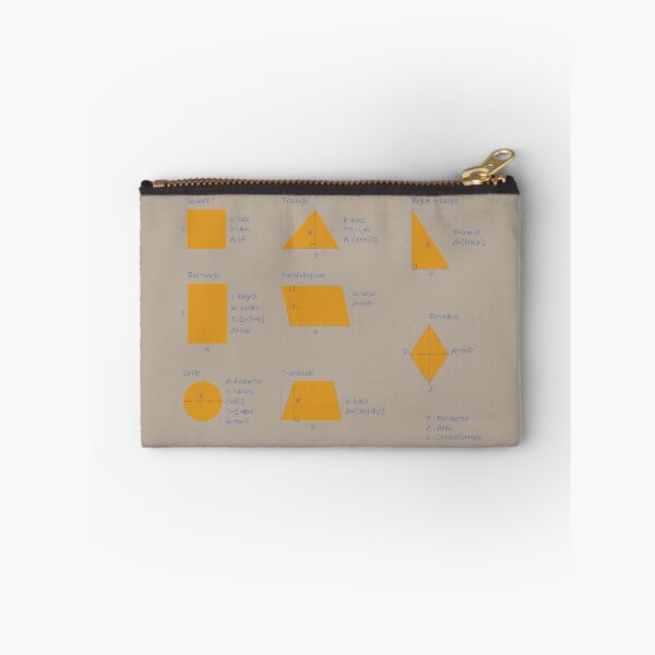 Item preview, the area and the perimeter formula-dark beige background-pack of stickers designed and sold by CSouissi.