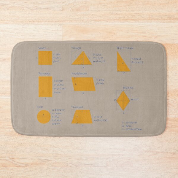 Item preview, the area and the perimeter formula-dark beige background-pack of stickers designed and sold by CSouissi.