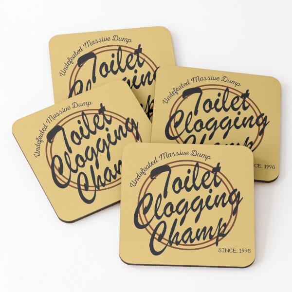 Item preview, Undefeated Massive Dump Division Toilet Clogging Champ designed and sold by AmberSiraj.