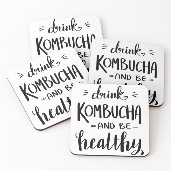 Item preview, Drink Kombucha and Be Healthy designed and sold by DesignByJK.