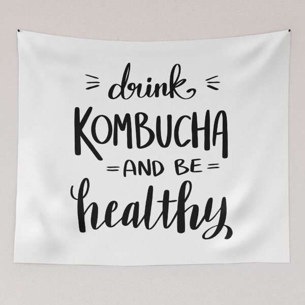 Item preview, Drink Kombucha and Be Healthy designed and sold by DesignByJK.
