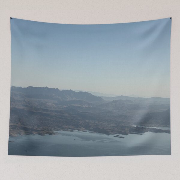 Item preview, Blue landscape from above designed and sold by Laurence Bruneau.