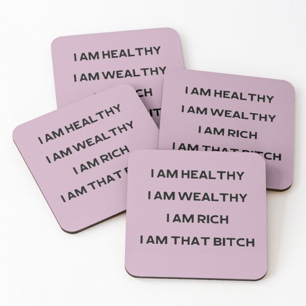 Item preview,  I Am Healthy, I Am Wealthy designed and sold by asun5.