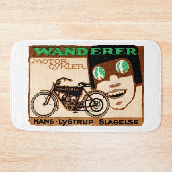 Item preview, 1910 Wanderer Motorcycle designed and sold by historicimage.