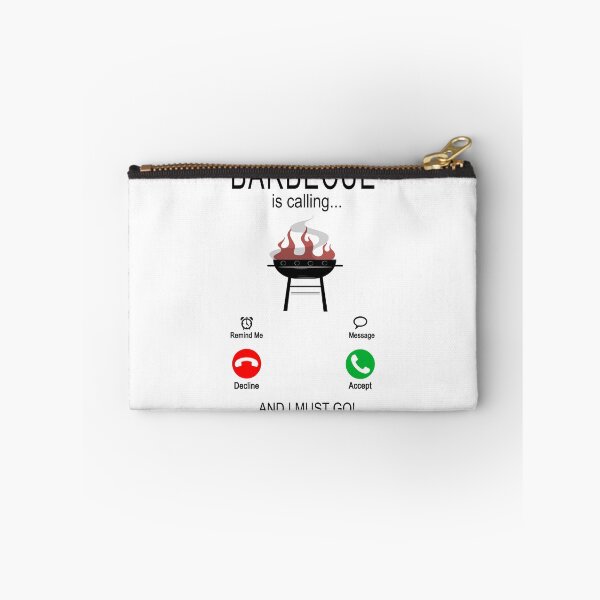 Item preview, Barbecue is calling - BBQ summer grilling grilling time - black designed and sold by dJ-Design.