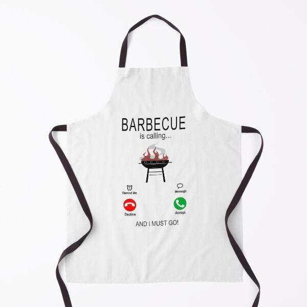 Item preview, Barbecue is calling - BBQ summer grilling grilling time - black designed and sold by dJ-Design.