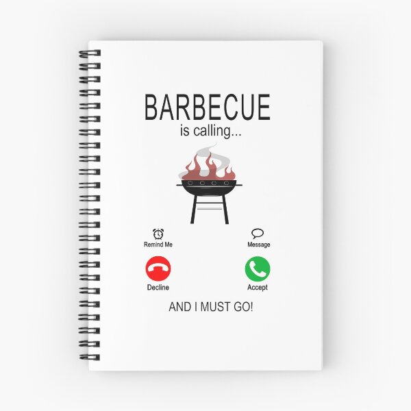Item preview, Barbecue is calling - BBQ summer grilling grilling time - black designed and sold by dJ-Design.