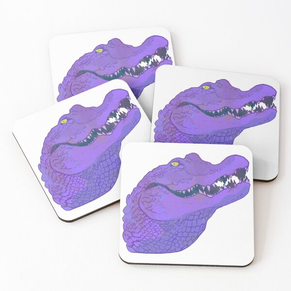 Item preview, Synthetic Safari (Purple Crocodile) designed and sold by meomello.