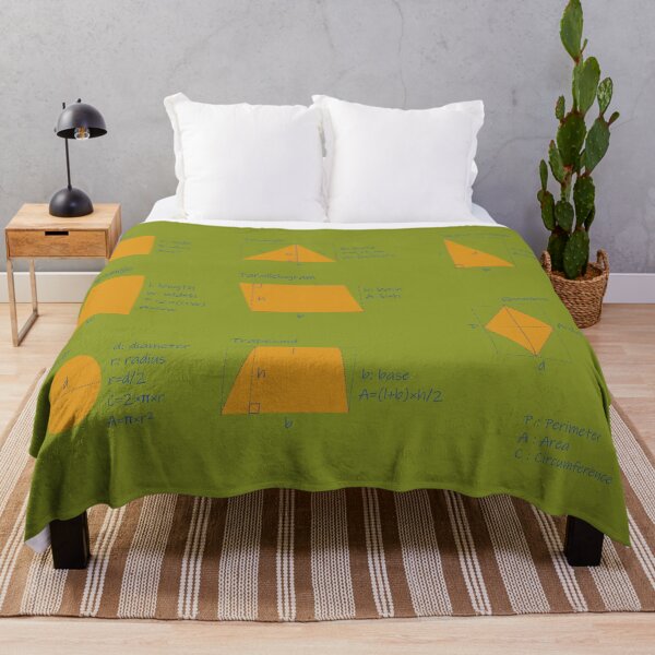 Item preview, the area and the perimeter formula-green background-pack of stickers designed and sold by CSouissi.