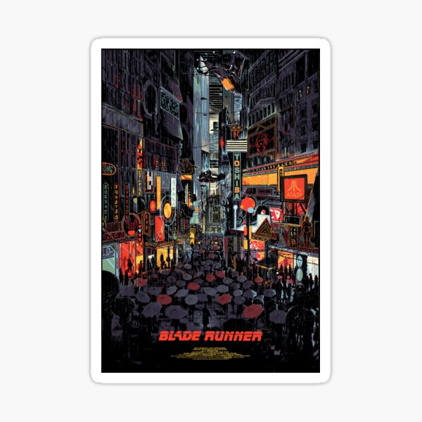 Póster Blade Runner Pegatina