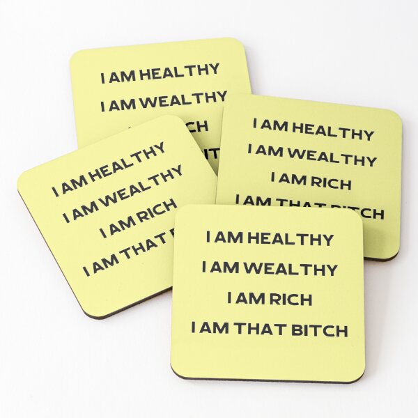 Item preview,  I Am Healthy, I Am Wealthy designed and sold by asun5.