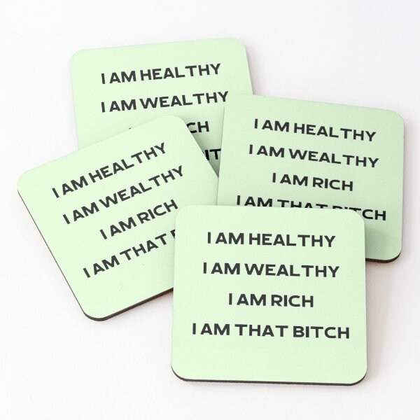 Item preview,   I Am Healthy, I Am Wealthy designed and sold by asun5.