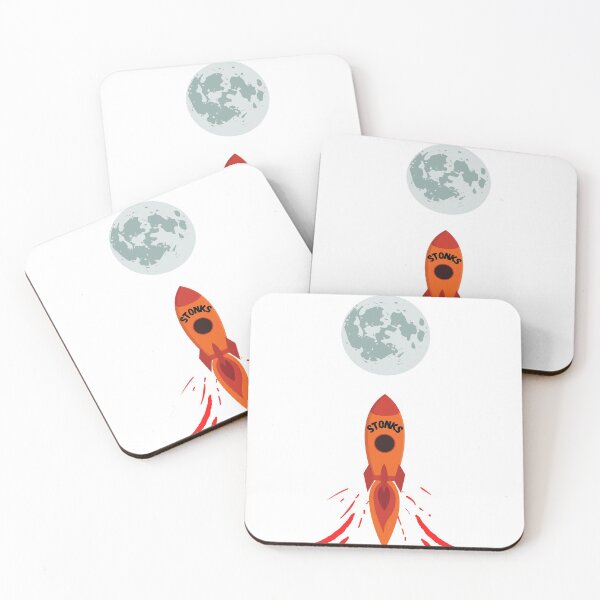 Item preview, Stonks To The Moon GME Gamestock wallstreetbets Stonks designed and sold by ColortrixArt.