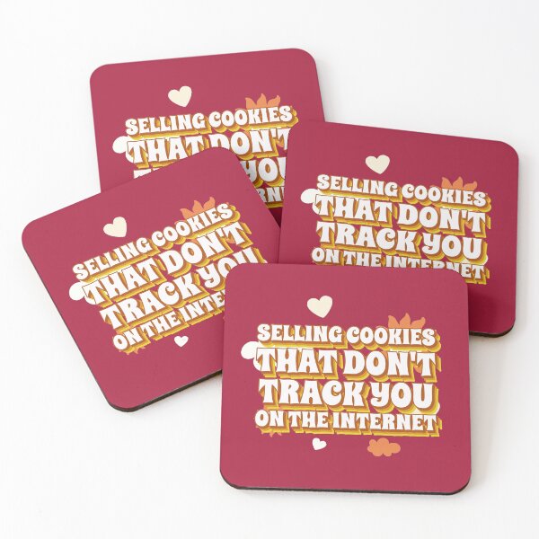 Item preview, Selling cookies that don't track you on the Internet for girl scouts! designed and sold by codepuns.