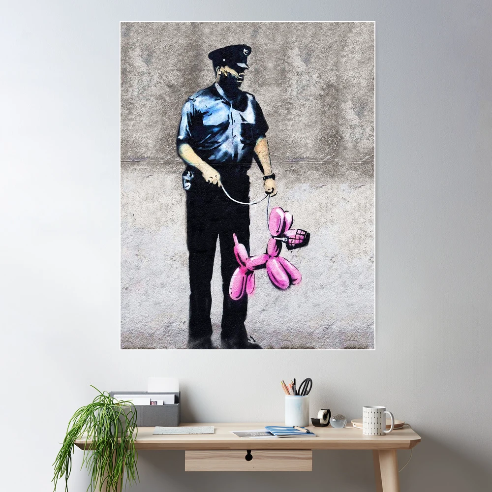 Banksy Queens Guard Poster