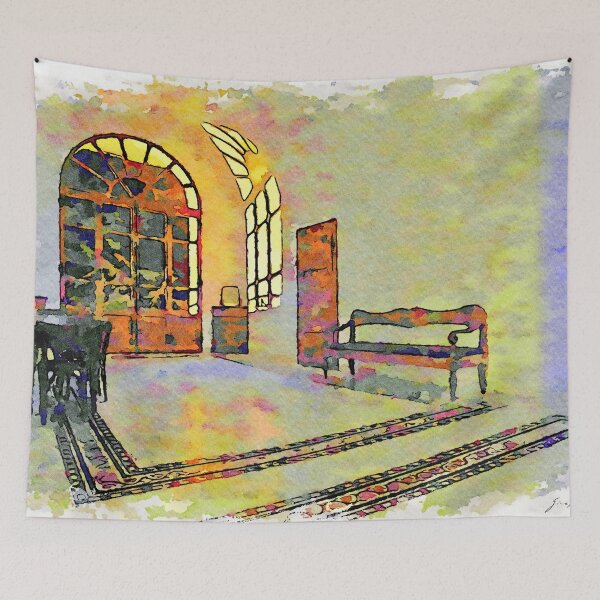 Item preview, Istituto Emiliani: sitting room at night designed and sold by Giuseppe Cocco.