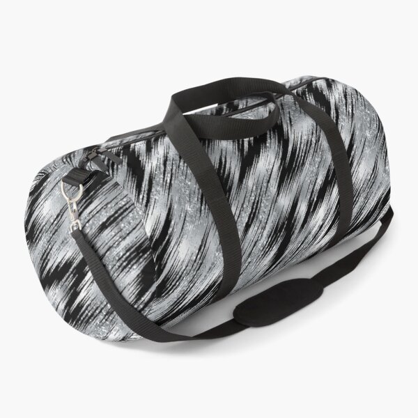 Item preview, Seamless Pinstripe Glitter & Black designed and sold by ReesDesigns.
