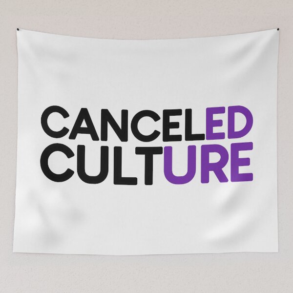 Item preview, Canceled culture - bright BG designed and sold by reIntegration.