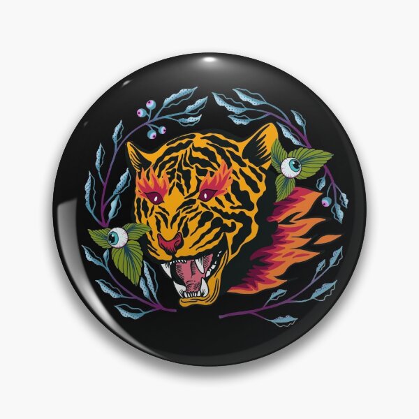 Item preview, tiger on fire designed and sold by Pacesyte.