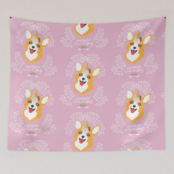 Item preview, wannabe uni corgi designed and sold by marlenebruus.