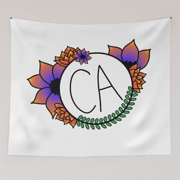 Item preview, california florals designed and sold by mollycoddle.