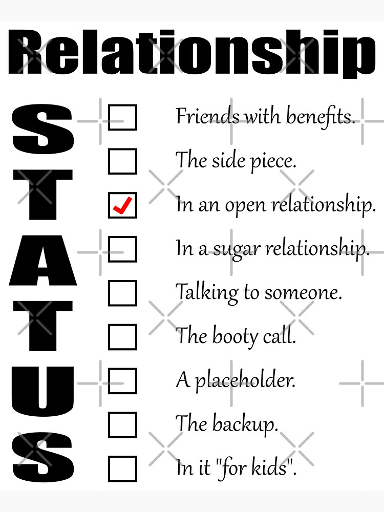 Relationship Status In An Open Relationship Sticker By EyeSawDesigns what-does-relationship-status-partnered-mean