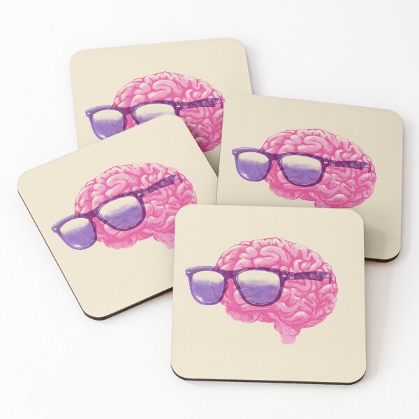 Item preview, Brain with sunglasses designed and sold by Anatoli Miske.