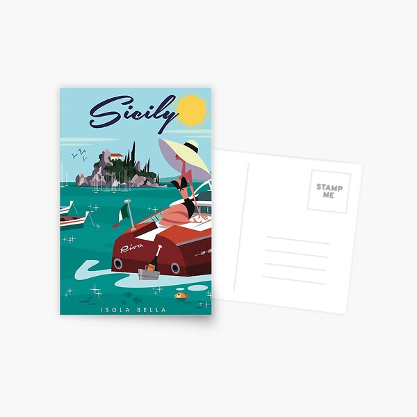Item preview, Sicily poster designed and sold by GAGodel.