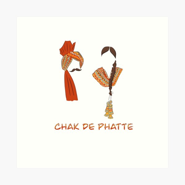 Item preview, chak de phatte designed and sold by Aisha Mohammad Nasreen.