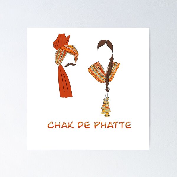 Item preview, chak de phatte designed and sold by Aisha Mohammad Nasreen.