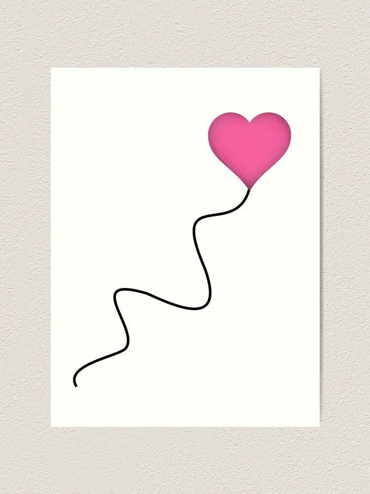 My Little Day tattooed balloons - pink heart