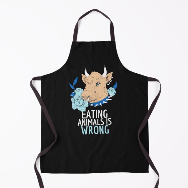 Item preview, Eating Animals Is Wrong designed and sold by curledup-cat.