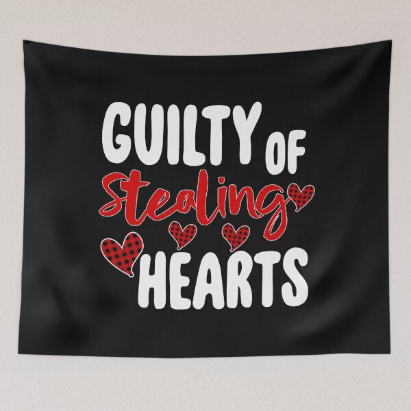 Item preview, Guilty Of Stealing Hearts Funny Valentine's Day designed and sold by Bendthetrend.